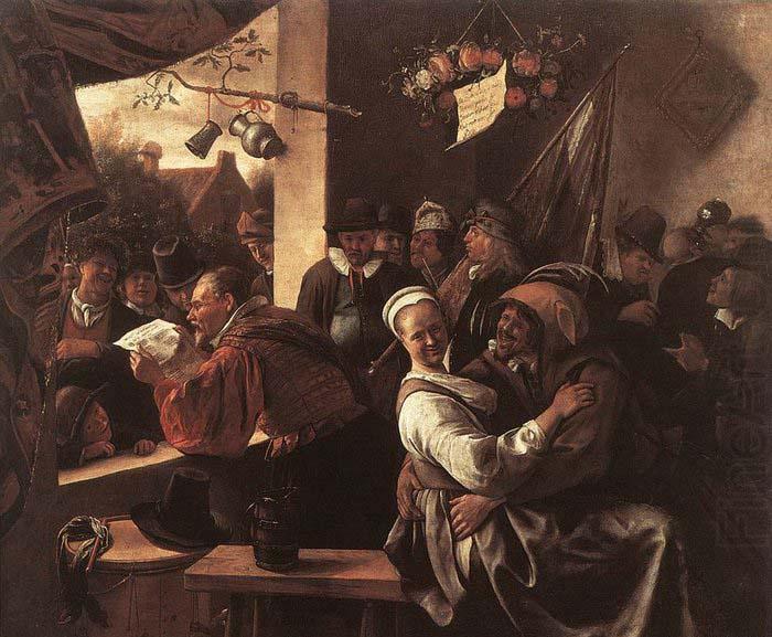 The Rhetoricians, Jan Steen